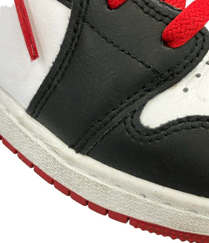 Air Jordan NIKE ハイカットスニーカー GS エアジョーダン1 ミッド DQ8423-106 レディース SIZE 25.0 エアジョーダン ナイキ