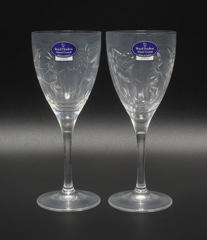 Royal Doulton ワイングラス 2点セット ペア ジャスミン ロイヤルドルトン
