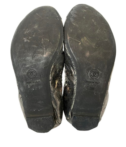 訳あり シャネル フラットシューズ バレエシューズ レディース SIZE 38 (XL) CHANEL