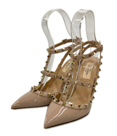 Valentino Garavani ストラップパンプス ロックスタッズ TT Z 3932 レディース SIZE 37 ヴァレンティノ・ガラヴァーニ