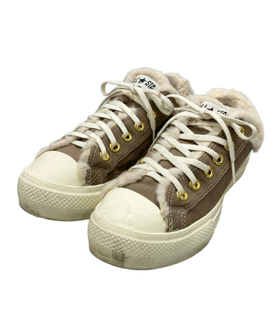 CONVERSE ローカットスニーカー 厚底 ボア オールスター ライト PLTS ボアカラー OX 5SD729 レディース SIZE 24.0 コンバース