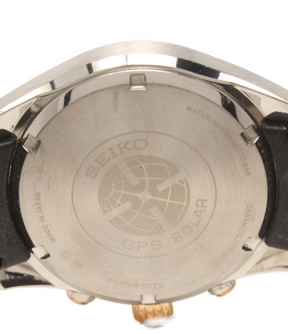 セイコー 腕時計 アストロン 8Xシリーズ ワールドタイムGPS ソーラー ブラック SBXB095 メンズ SEIKO