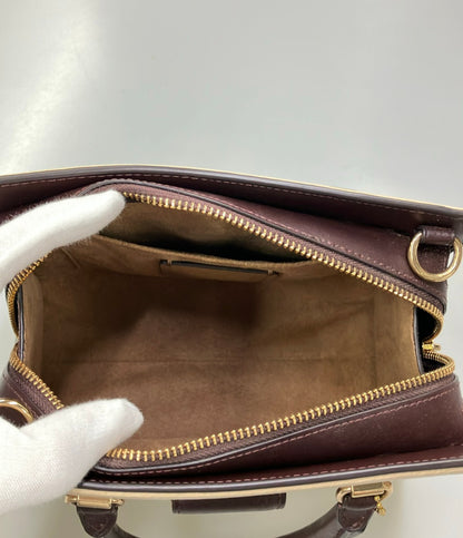 COACH ハンドバッグ ショルダーバッグ 2WAY PVC レザー シグネチャー CC142 レディース コーチ