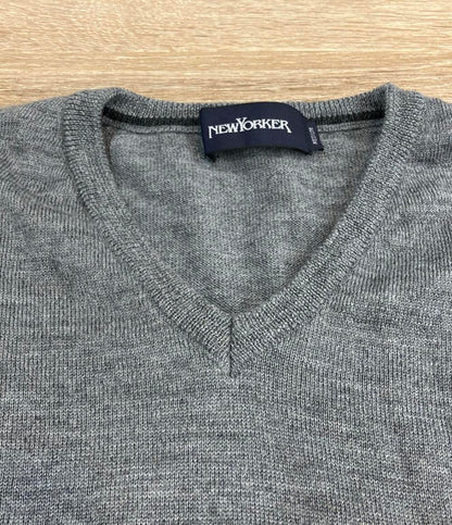 ニューヨーカー Vネックニット メンズ SIZE M (M) NEWYORKER