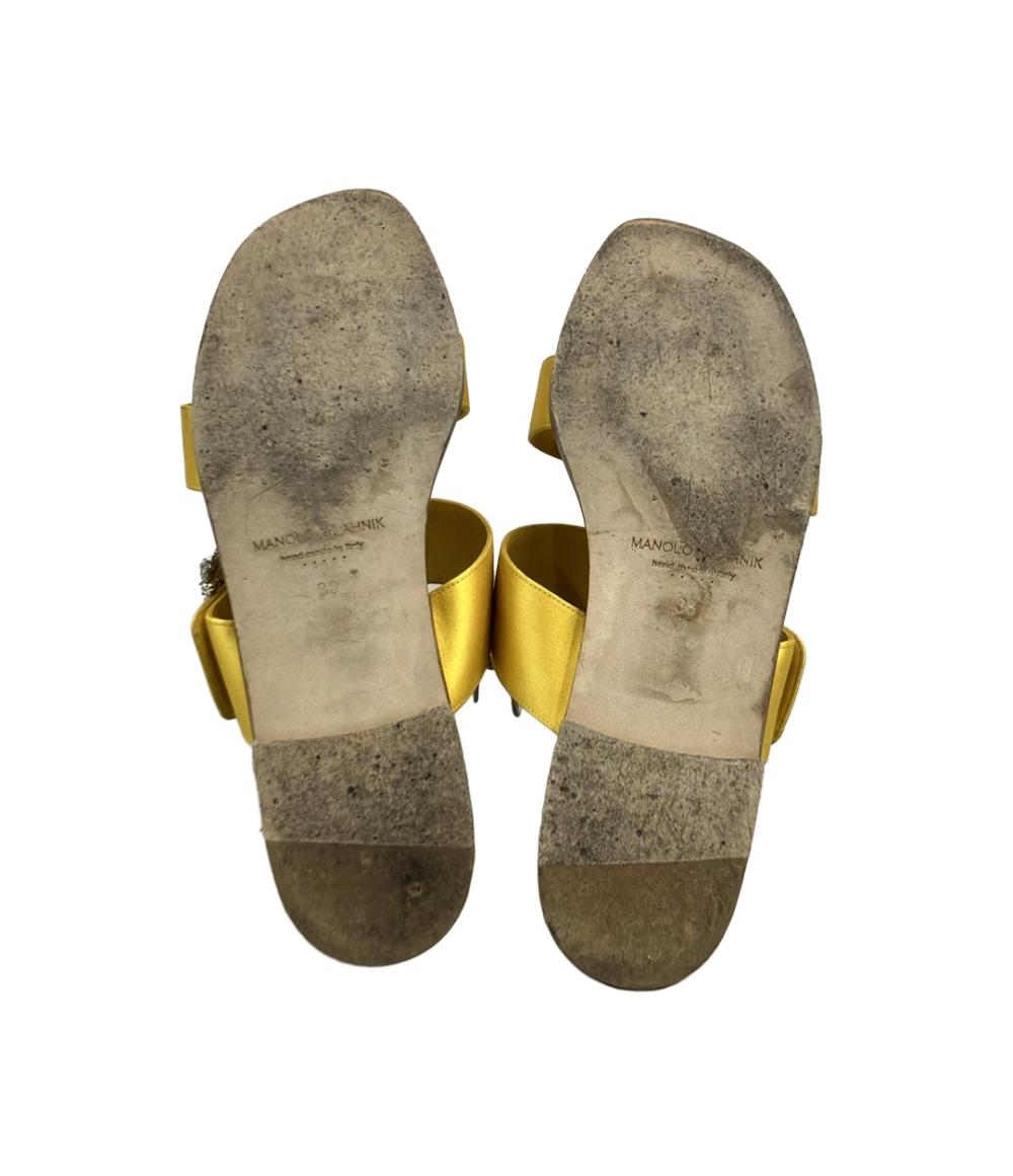 MANOLO BLAHNIK フラットサンダル MARTAMOD レディース SIZE 38 マノロ