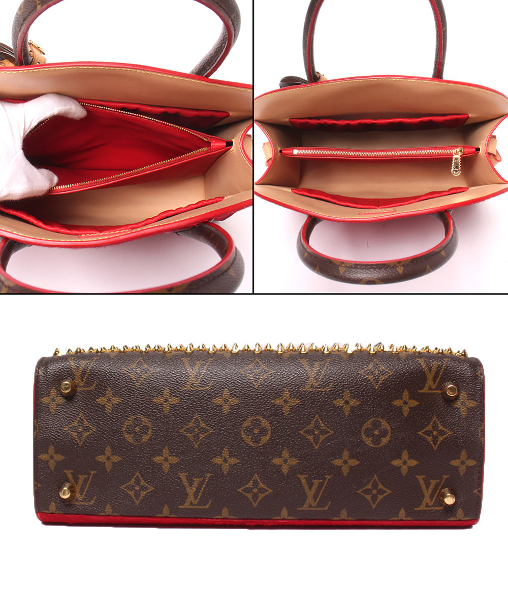 LOUIS VUITTON Christian Louboutin ハンドバッグ スタッズ ハラコ アイコノクラス モノグラム M41234 レディース ルイ・ヴィトン