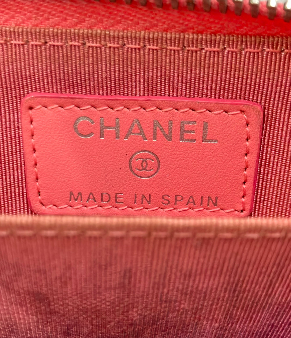 CHANEL カードケース エナメル マトラッセ レディース シャネル
