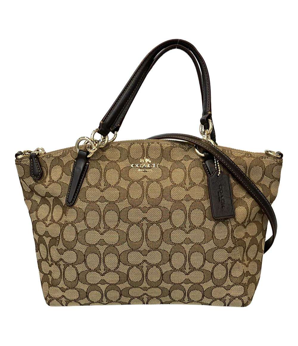 コーチ 2WAY ハンドバッグ ショルダーバッグ 斜め掛け シグネチャー レディース COACH