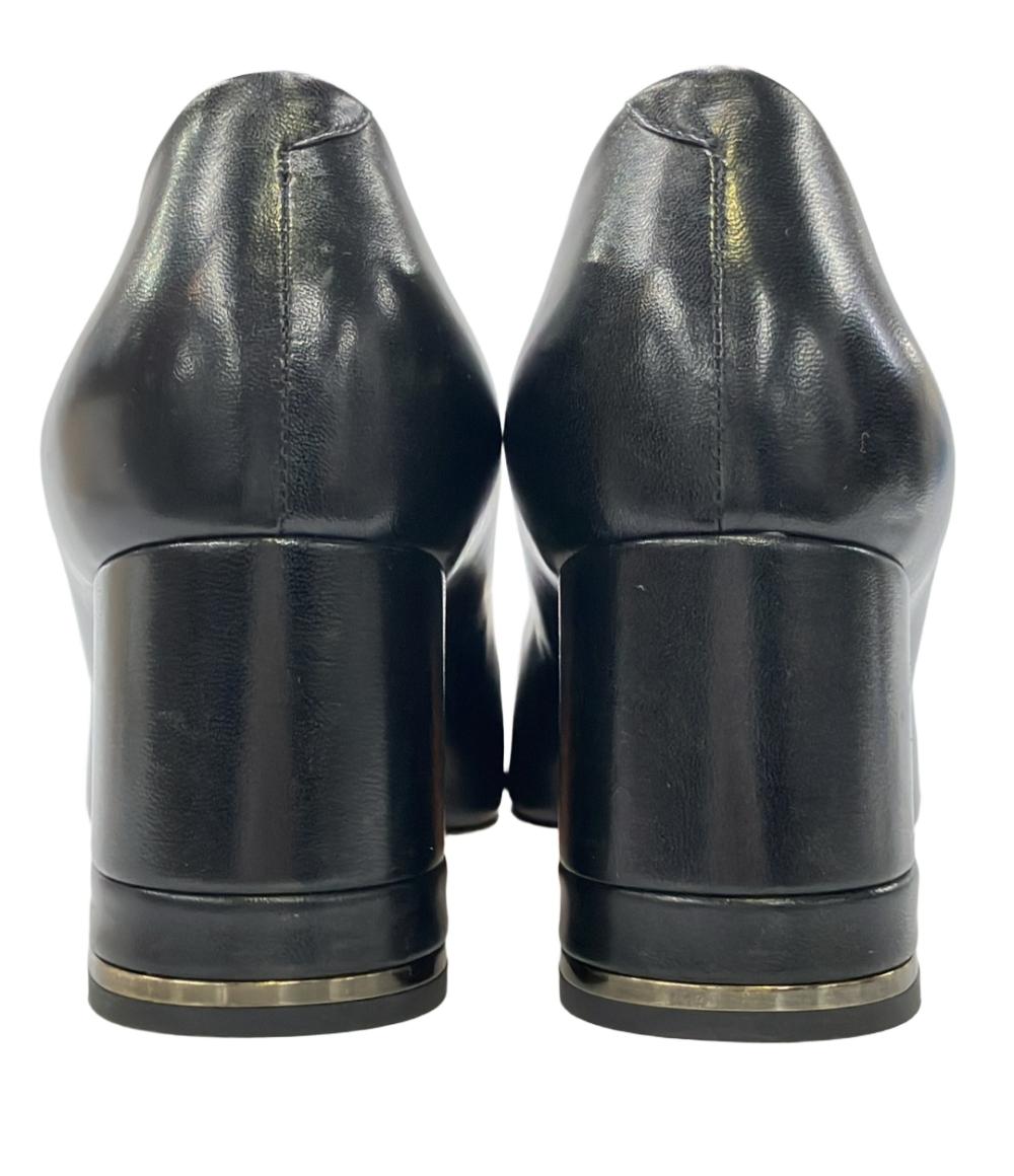 サントーニ チャンキーヒールパンプス 56731 レディース SIZE 371/2 (L) Santoni