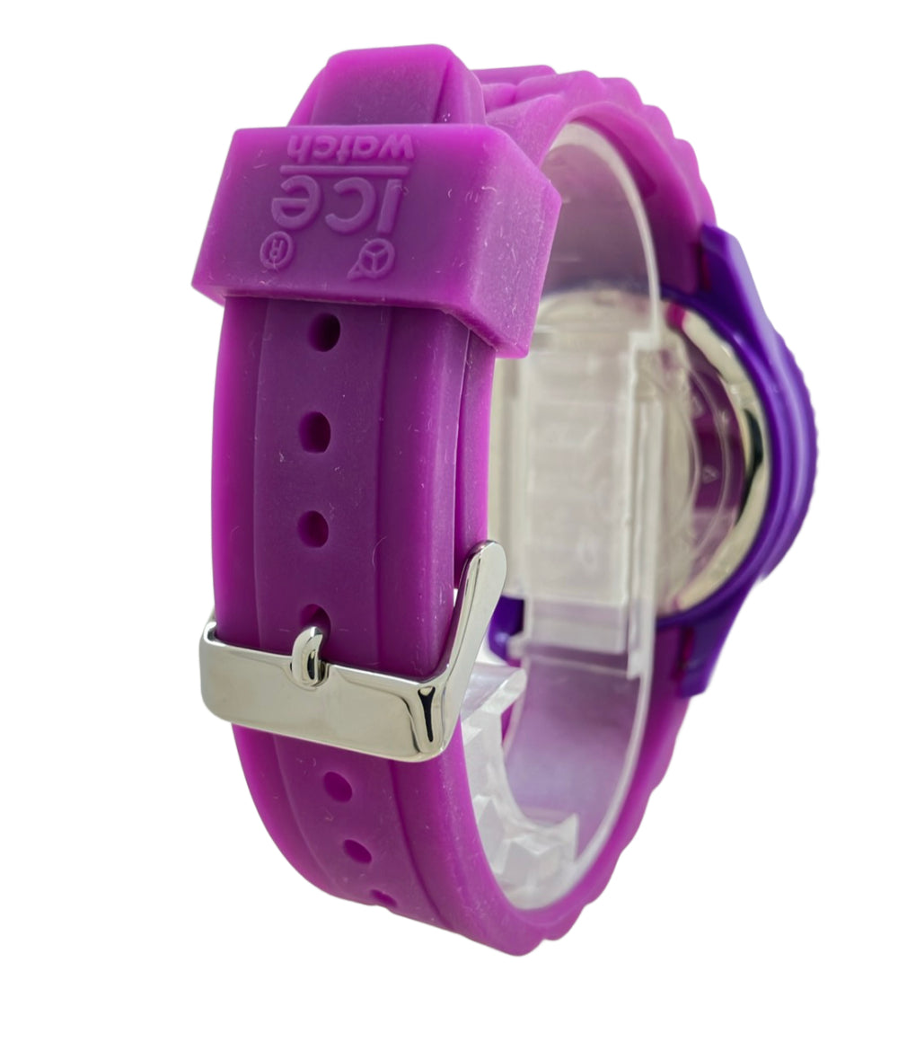 美品 ice watch 腕時計 クオーツ パープル メンズ アイスウォッチ
