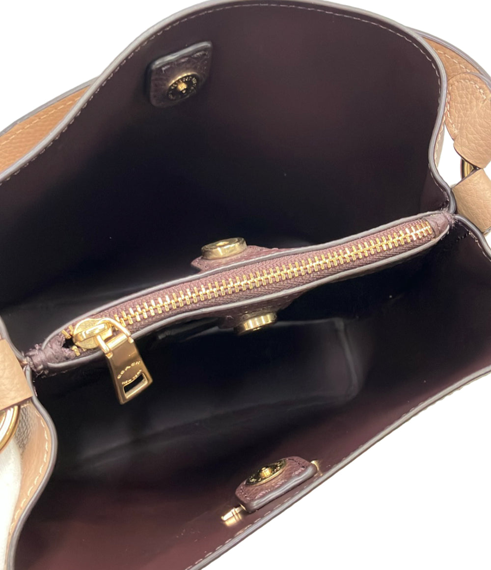 美品 COACH 2way ショルダーバッグ 肩掛け 斜め掛け 1011 レディース コーチ