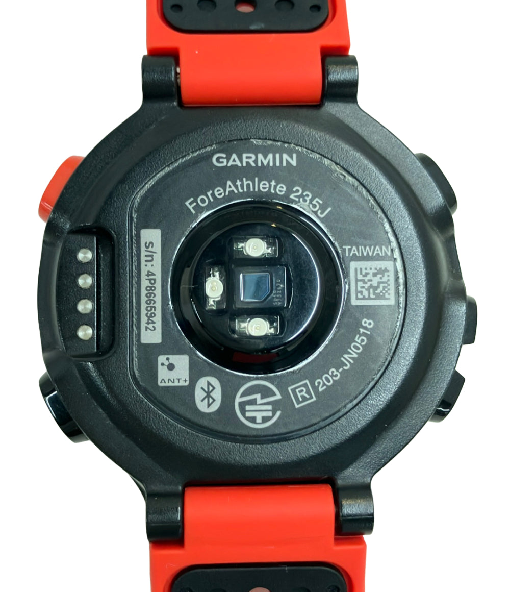美品 GARMIN スマートウォッチ 腕時計 ランニングウォッチ ForeAthlete バッテリー充電 235J レディース メンズ ガーミン