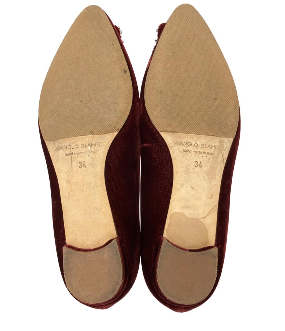 マノロブラニク バレエシューズ パンプス レディース SIZE 34 (XS) MANOLO BLAHNIK