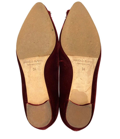 マノロブラニク バレエシューズ パンプス レディース SIZE 34 (XS) MANOLO BLAHNIK