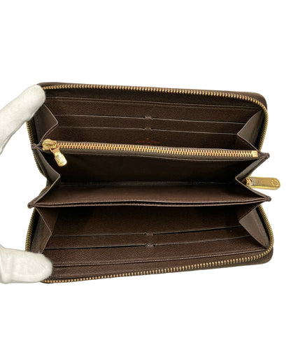 LOUIS VUITTON ラウンドファスナー長財布 ジッピーウォレット ダミエ エベヌ N41661 ユニセックス ルイ・ヴィトン