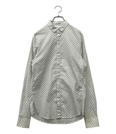 ARMANI EXCHANGE 長袖シャツ 総柄 ロゴ 3LZC25 ZNEAZ メンズ SIZE XS アルマーニエクスチェンジ