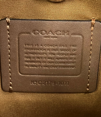 美品 COACH ハンドバッグ ショルダーバッグ バケットバッグ 2WAY 斜め掛け レザー 1011 レディース コーチ