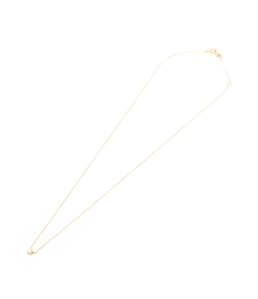 美品 STAR JEWELRY ネックレス K18 ダイヤ 0.04ct レディース スタージュエリー