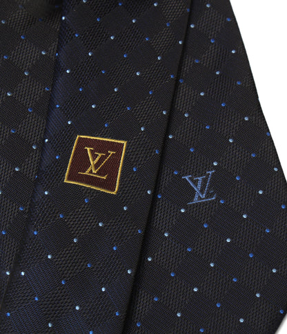 美品 LOUIS VUITTON ネクタイ シルク100％ ドット柄 メンズ ルイ・ヴィトン
