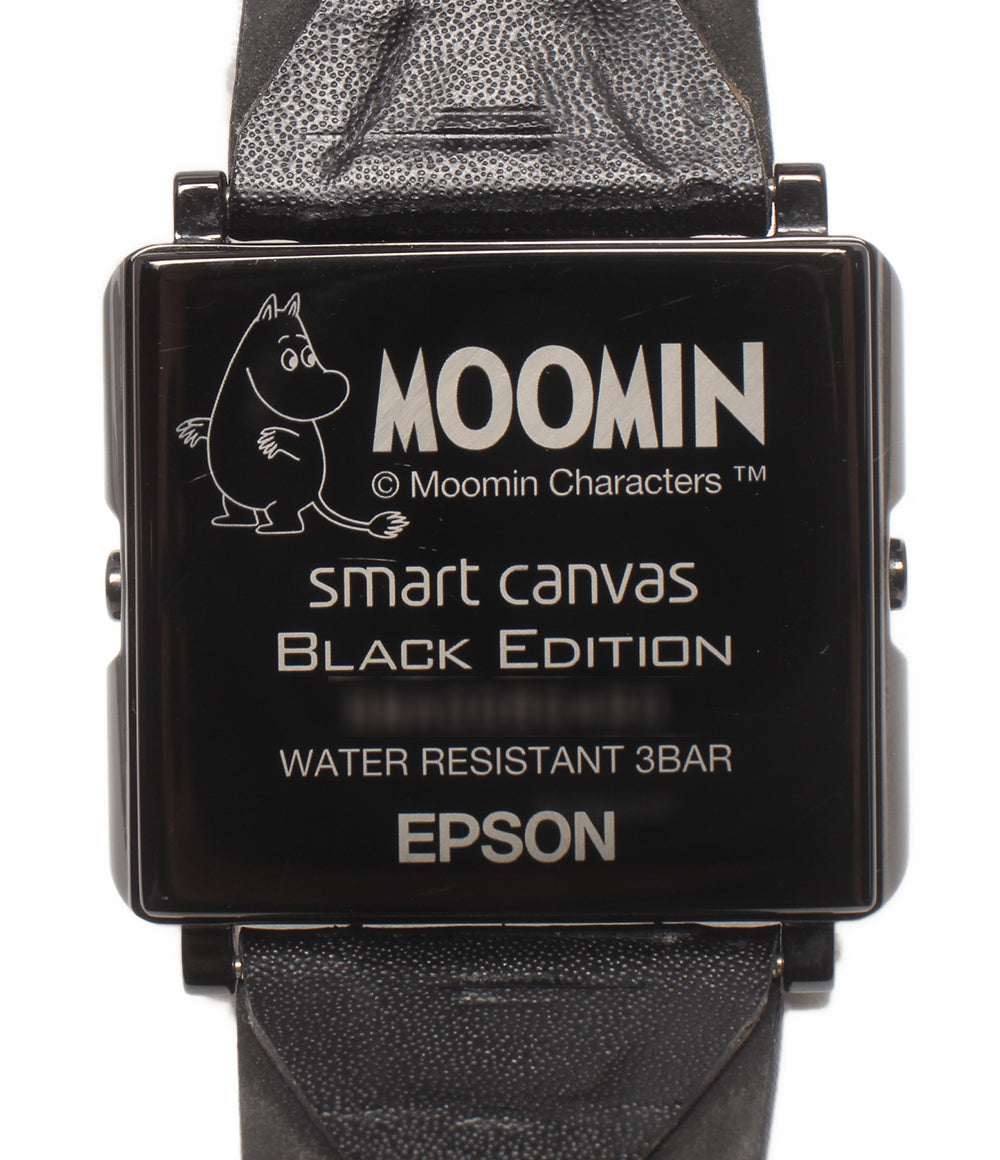 Epson 腕時計 ムーミン ニョロニョロ スマートキャンバス クオーツ レディース メンズ エプソン