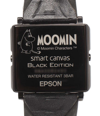Epson 腕時計 ムーミン ニョロニョロ スマートキャンバス クオーツ レディース メンズ エプソン