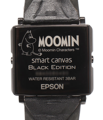 Epson 腕時計 ムーミン ニョロニョロ スマートキャンバス クオーツ レディース メンズ エプソン