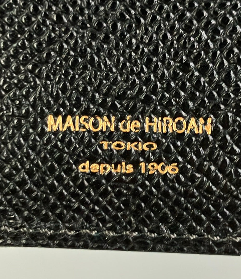 美品 MAISOM de HIROAN 二つ折り財布 ボレロレザー メンズ メゾンドヒロアン