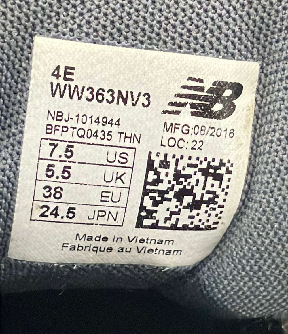 NEW BALANCE ローカットスニーカー サイドジップ WW363NV3 レディース SIZE 24.5 (L) ニューバランス