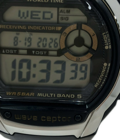 CASIO 腕時計 ウェーブセプター 電池電波 WV-M60R レディース メンズ カシオ