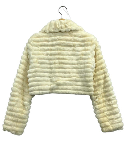 キスミス ファージャケット ラビット レディース SIZE F (M) Xmiss