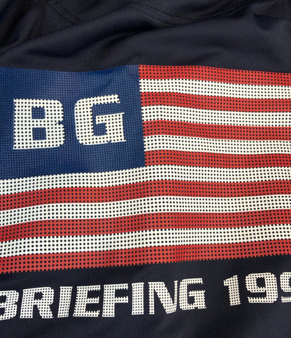 BRIEFING 半袖ポロシャツ MS BG FLAG POLO RF BRG243M06 メンズ SIZE L ブリーフィング