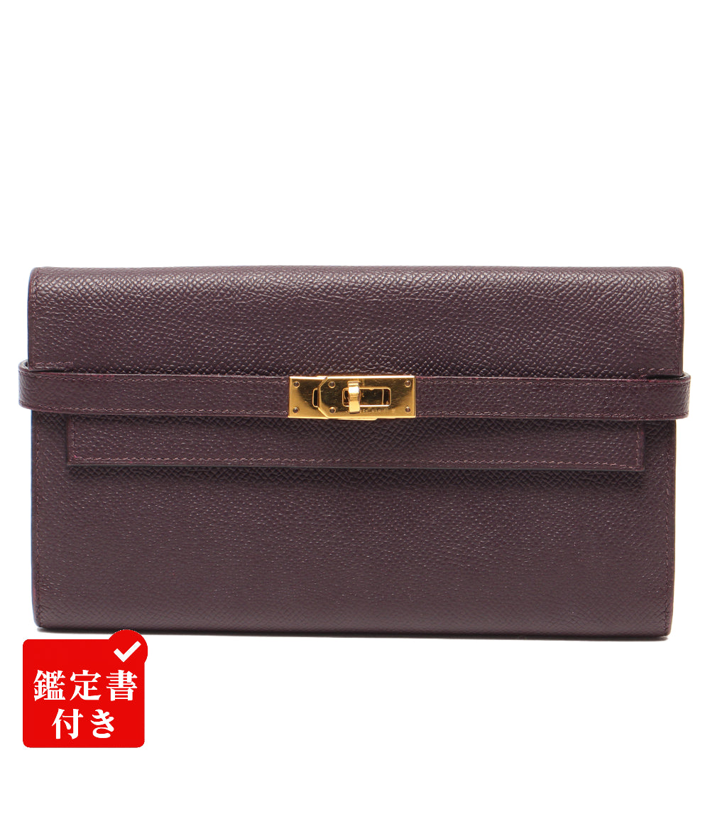 エルメス 長財布 D刻印 ゴールド金具 ケリーウォレット レディース HERMES HERMES 長財布 D刻印 ゴールド金具 ケリーウォレット レディース