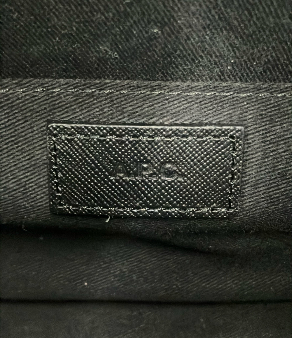 A.P.C. ショルダーバッグ 斜め掛け レザー レディース アーペーセー