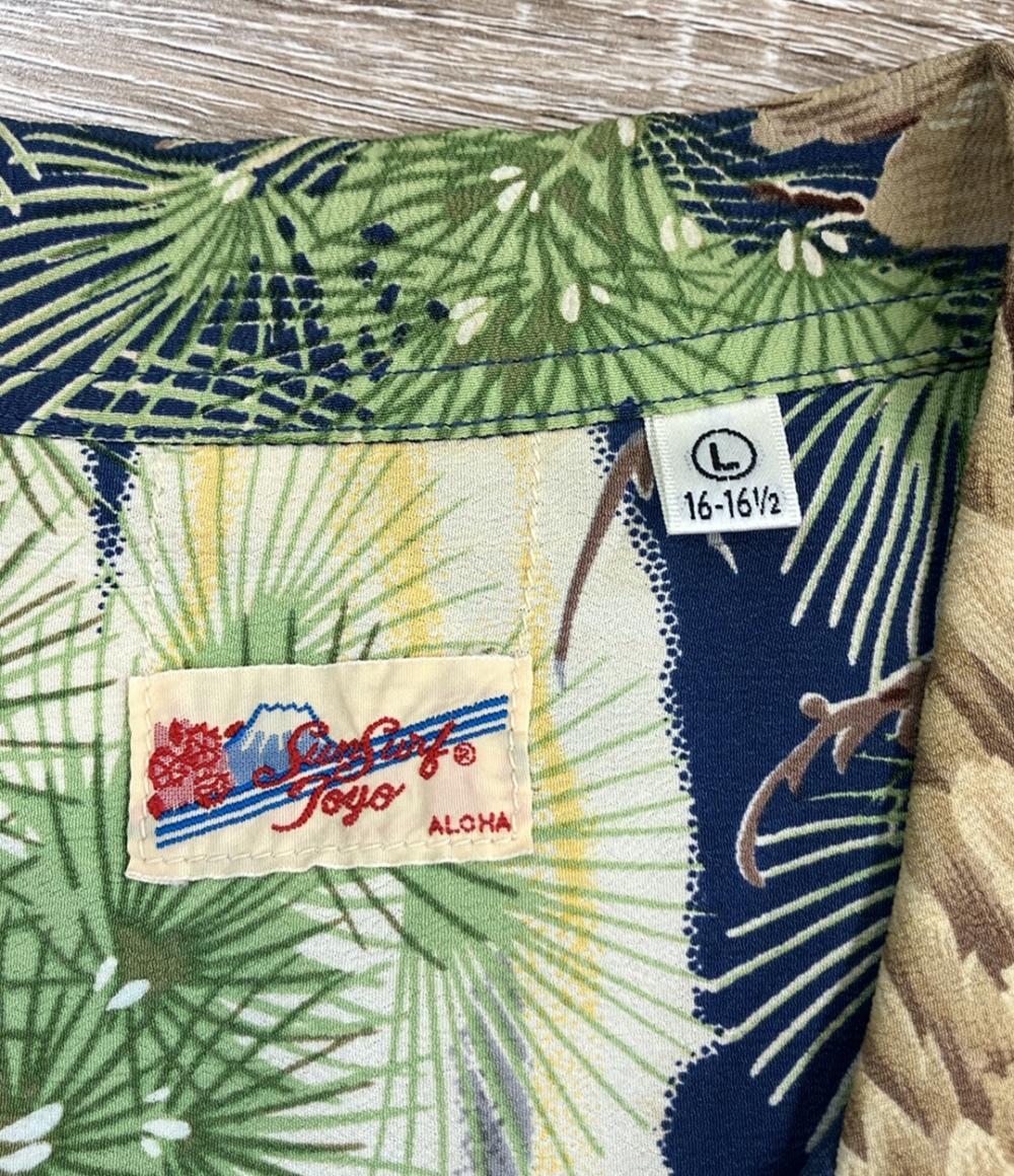 サンサーフ アロハシャツ EAGLE OVER HEAD SS32717 メンズ SIZE L SUN SURF