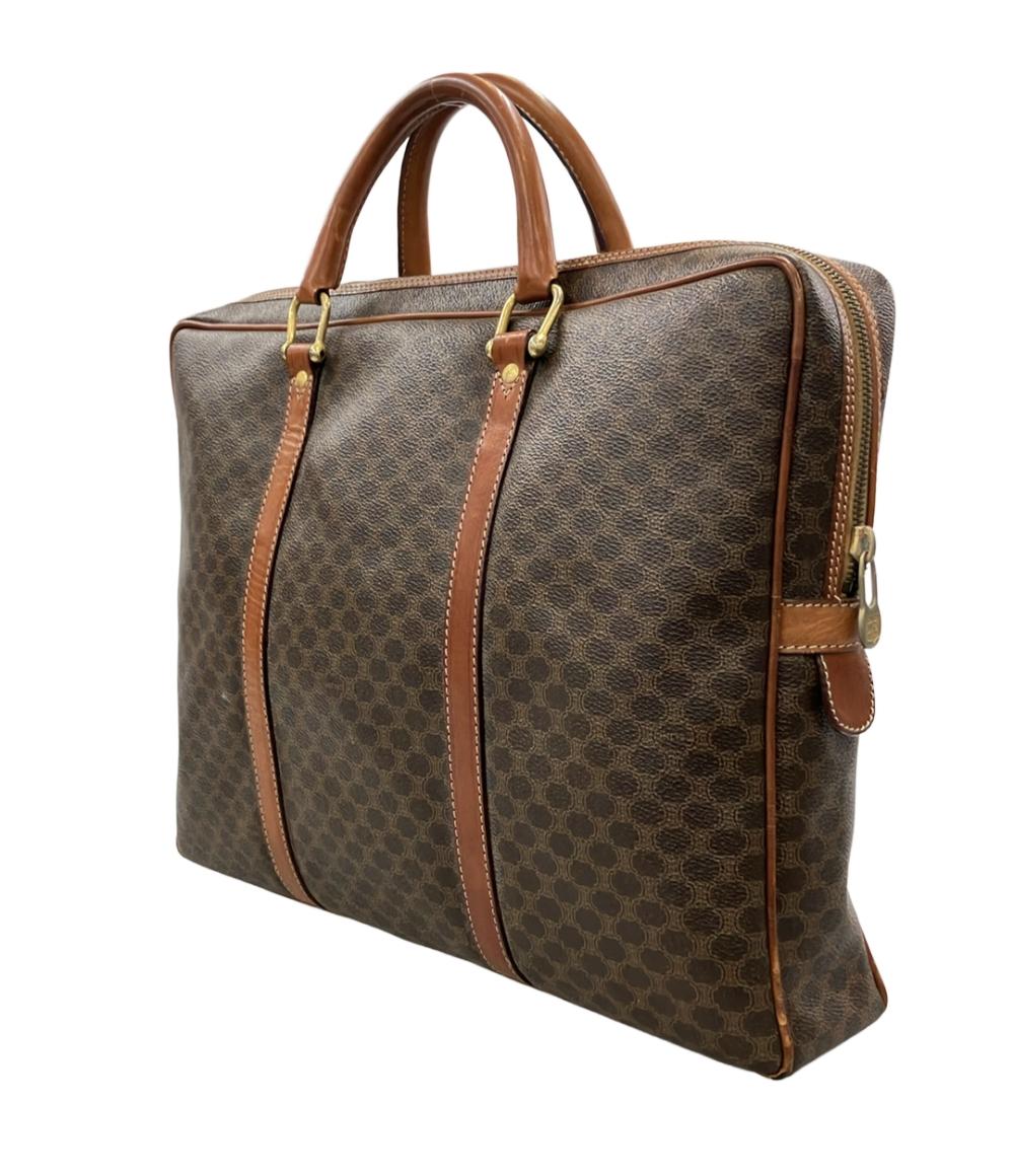 超極美品✨CELINEセリーヌ✨マカダム✨ブリーフケースビジネスバッグ✨ベージュ CELINE ビジネスバッグ ブリーフケース マカダム メンズ セリーヌ