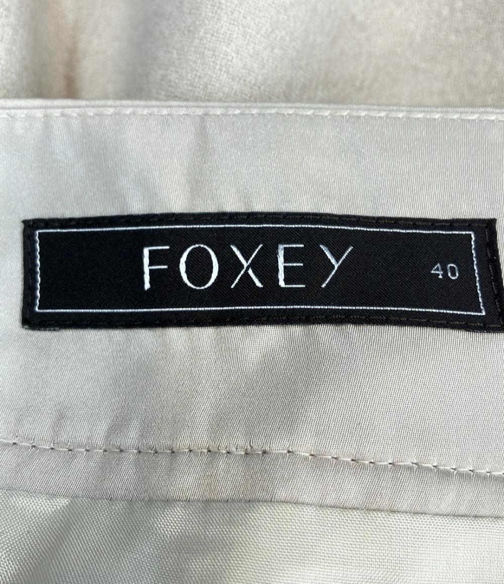 フォクシー フレアスカート ウエスト シルクウルフ レディース SIZE 40 (XS) FOXEY