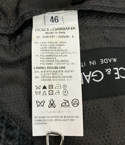 DOLCE & GABBANA ニットジャケット チャコール G2EF8T メンズ SIZE 46 (M) ドルチェアンドガッバーナ