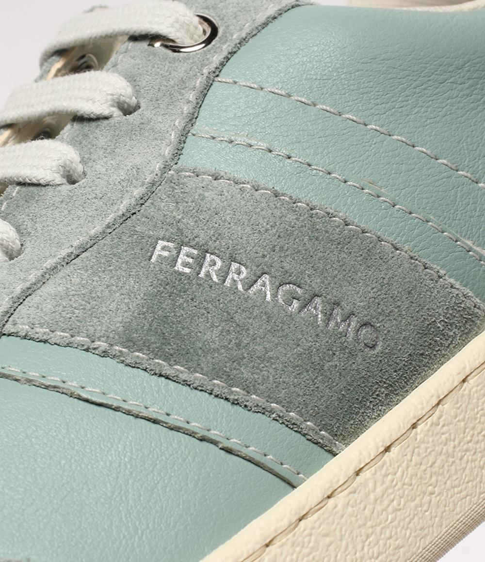 美品 FERRAGAMO ローカットスニーカー 769279 レディース SIZE 7 フェラガモ