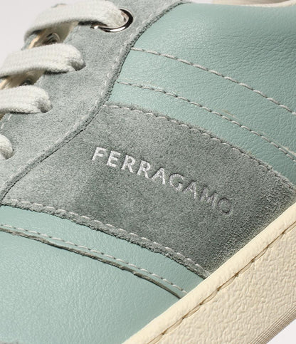 美品 FERRAGAMO ローカットスニーカー 769279 レディース SIZE 7 フェラガモ