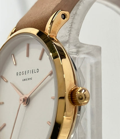 ROSEFIELD 腕時計 クオーツ ホワイト レディース ローズフィールド