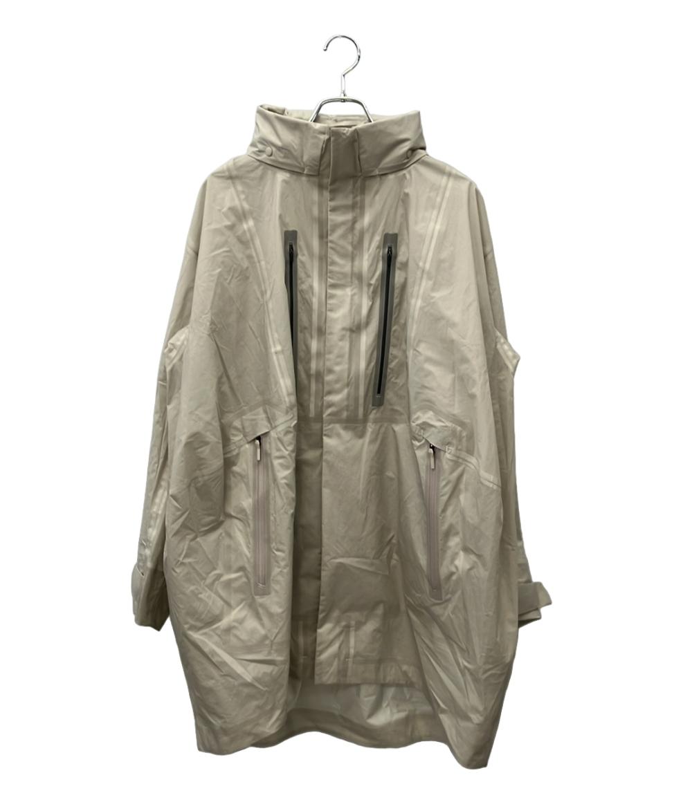 DESCENTE ALLTERRAIN コート 軽量 シェルハーフ フード収納