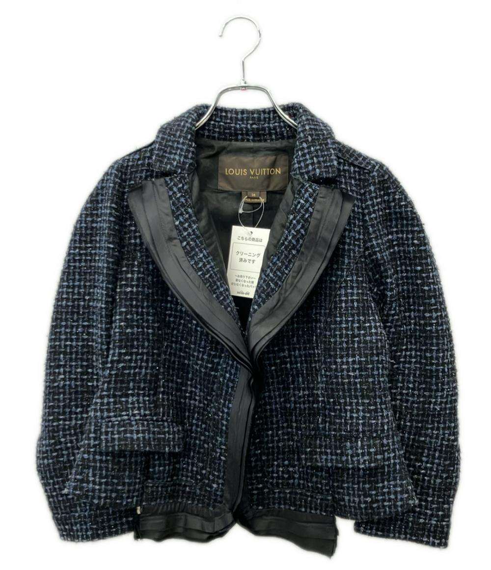 LOUIS VUITTON ツイード ジャケット レディース SIZE 36 (S) ルイ