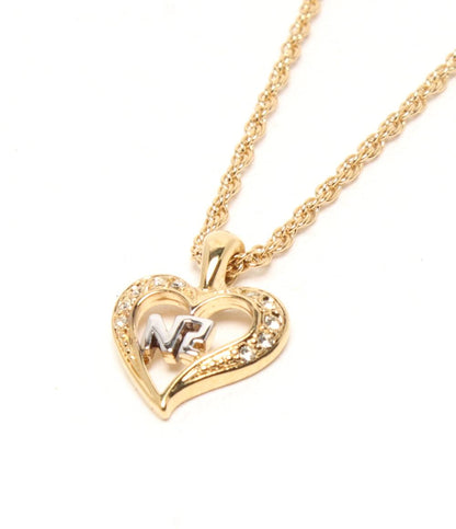 美品 NINA RICCI ネックレス ロゴ ハートモチーフ レディース ニナリッチ