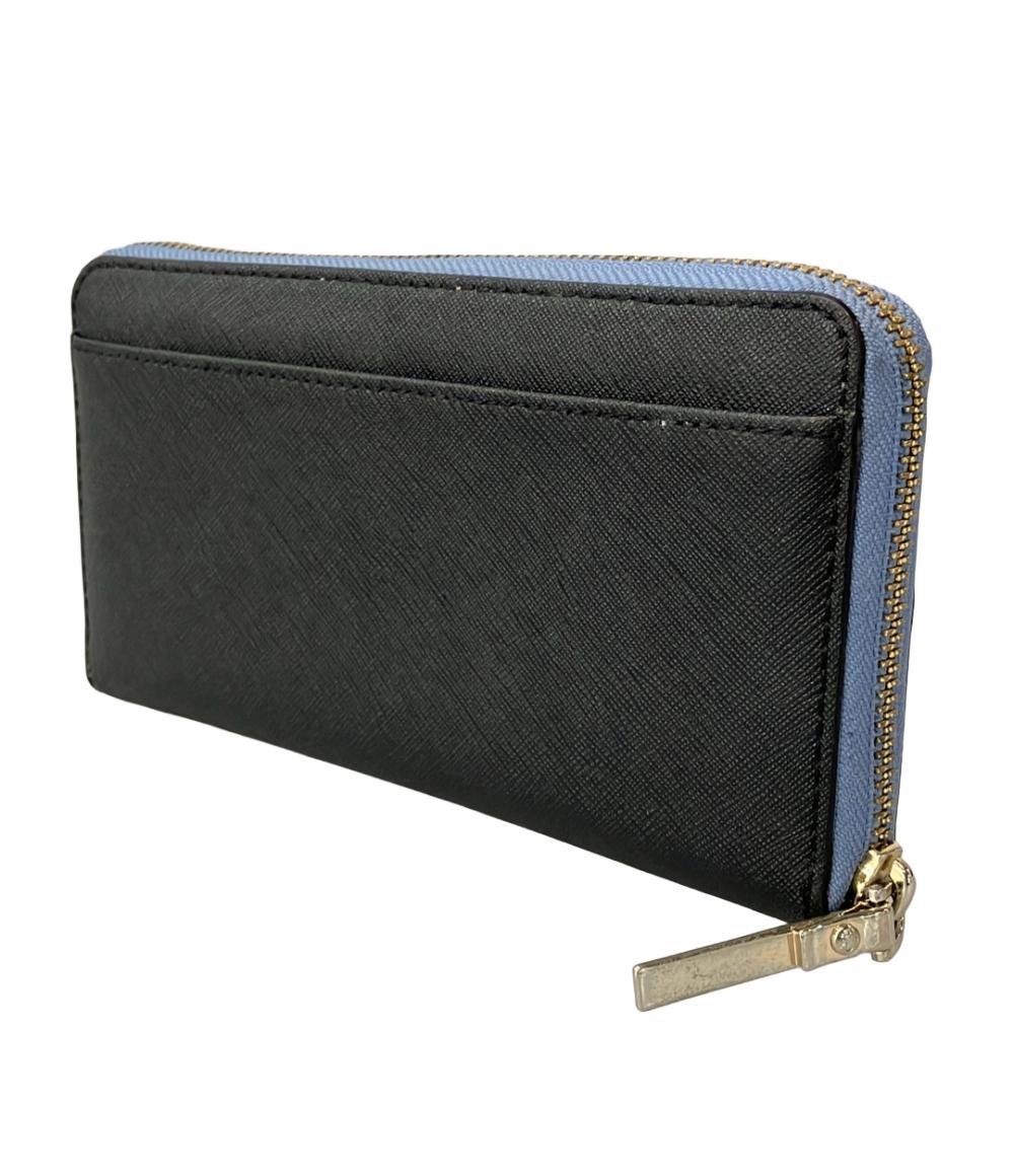 美品 ケイトスペード ラウンドファスナー長財布 レディース Kate Spade