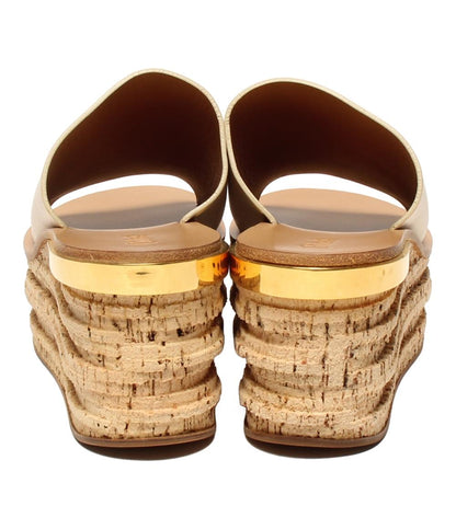クロエ サンダル ウェッジソール コルク 011955 レディース SIZE 38 (L) Chloe