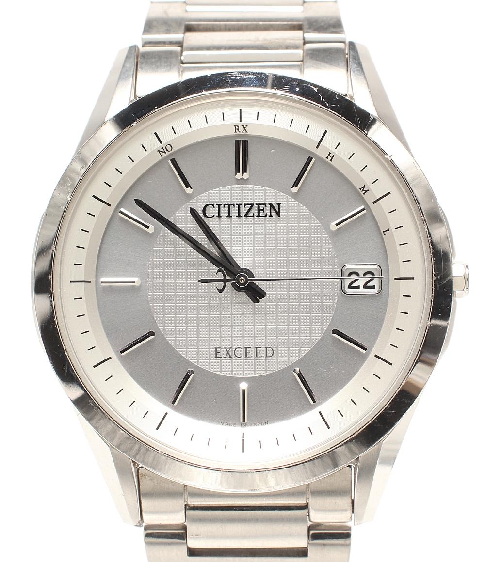 CITIZEN 腕時計 エクシード EXCEED ソーラー シルバー H110-T020011 メンズ シチズン