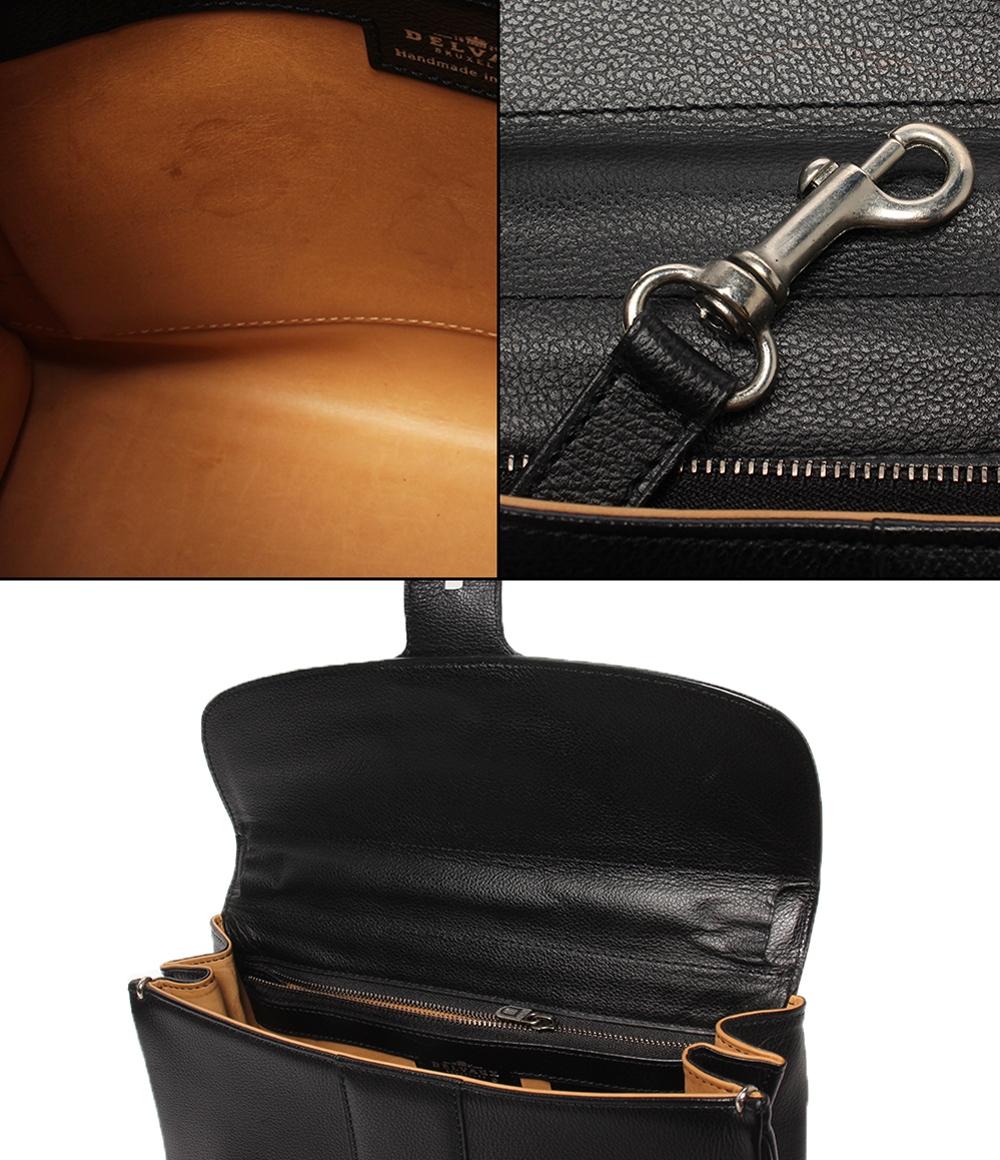 DELVAUX 2wayハンドバッグ ショルダーバッグ 斜め掛け シルバー金具 ブリヨンMM レディース デルヴォー