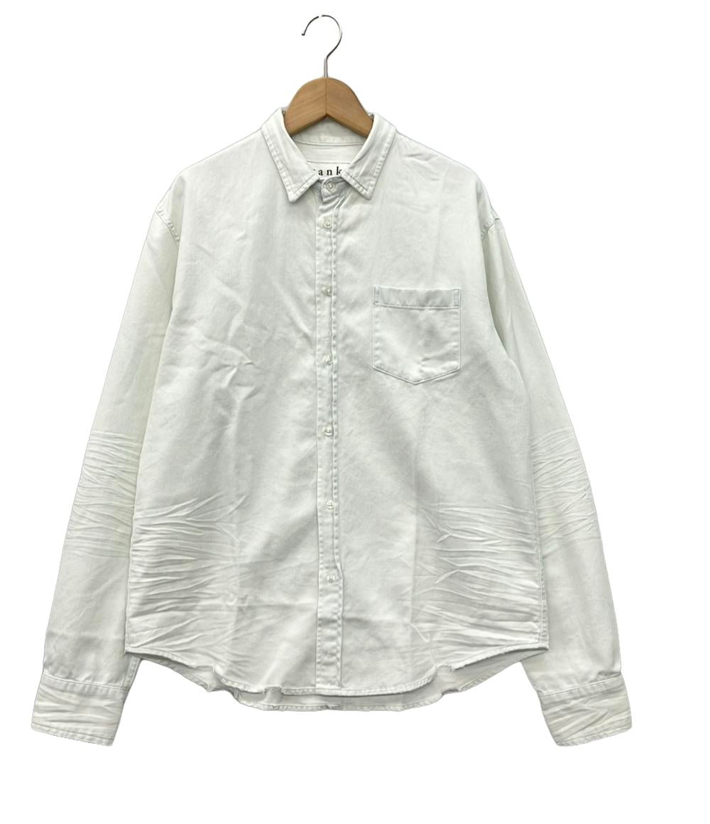 フランクアンドアイリーン 長袖シャツ デニムシャツ ダメージ加工 メンズ SIZE S (S) Frank&Eileen