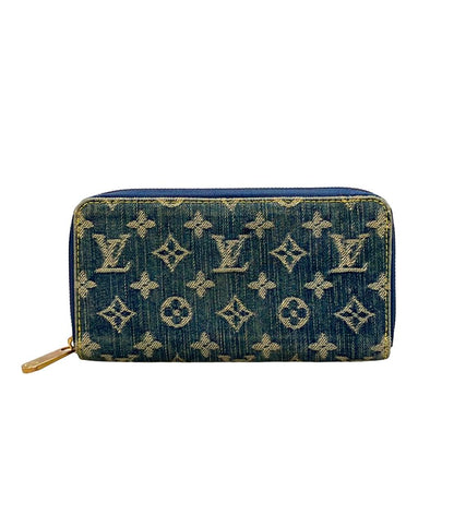 LOUIS VUITTON ラウンドファスナー長財布 ジッピーウォレット モノグラム デニム M95341 レディース メンズ ルイ・ヴィトン