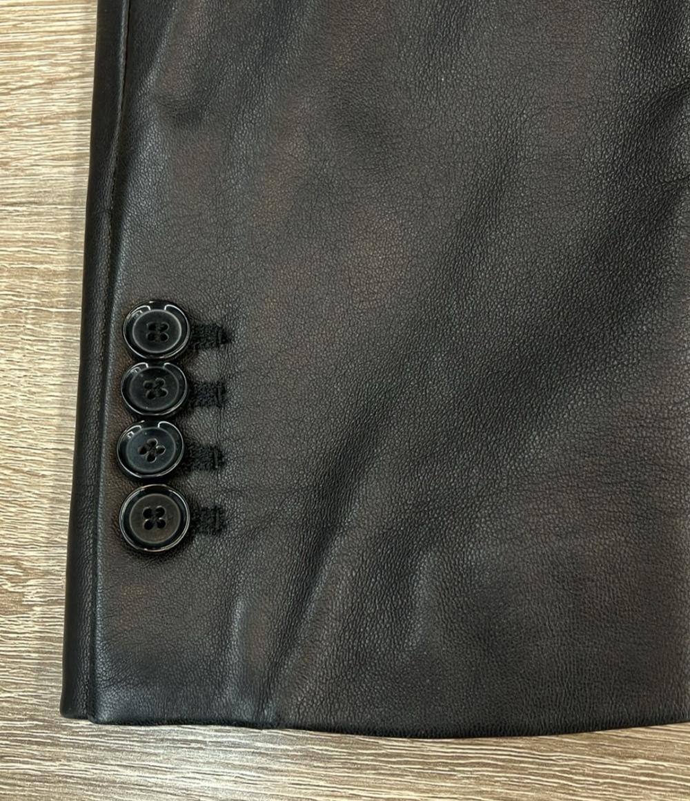 ドルチェアンドガッバーナ ラムレザーテーラードジャケット メンズ